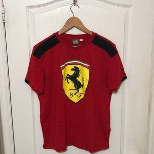 Puma x Ferrari Boys’ Short Sleeve T-shirt